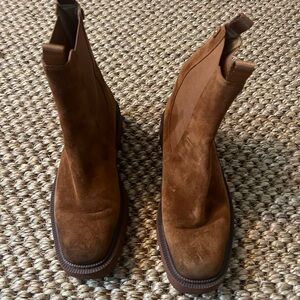 Sam Edelman Brown Suede Ankle Boots